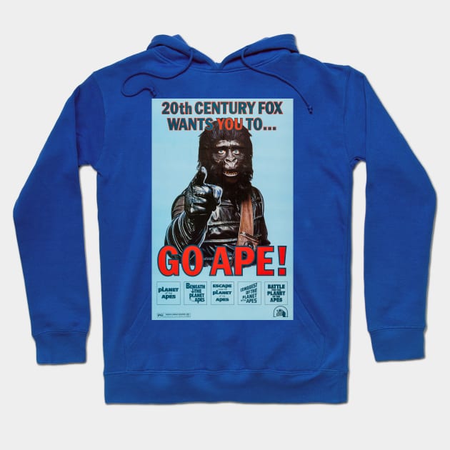 Go Ape! Hoodie by ZippyFraggle1